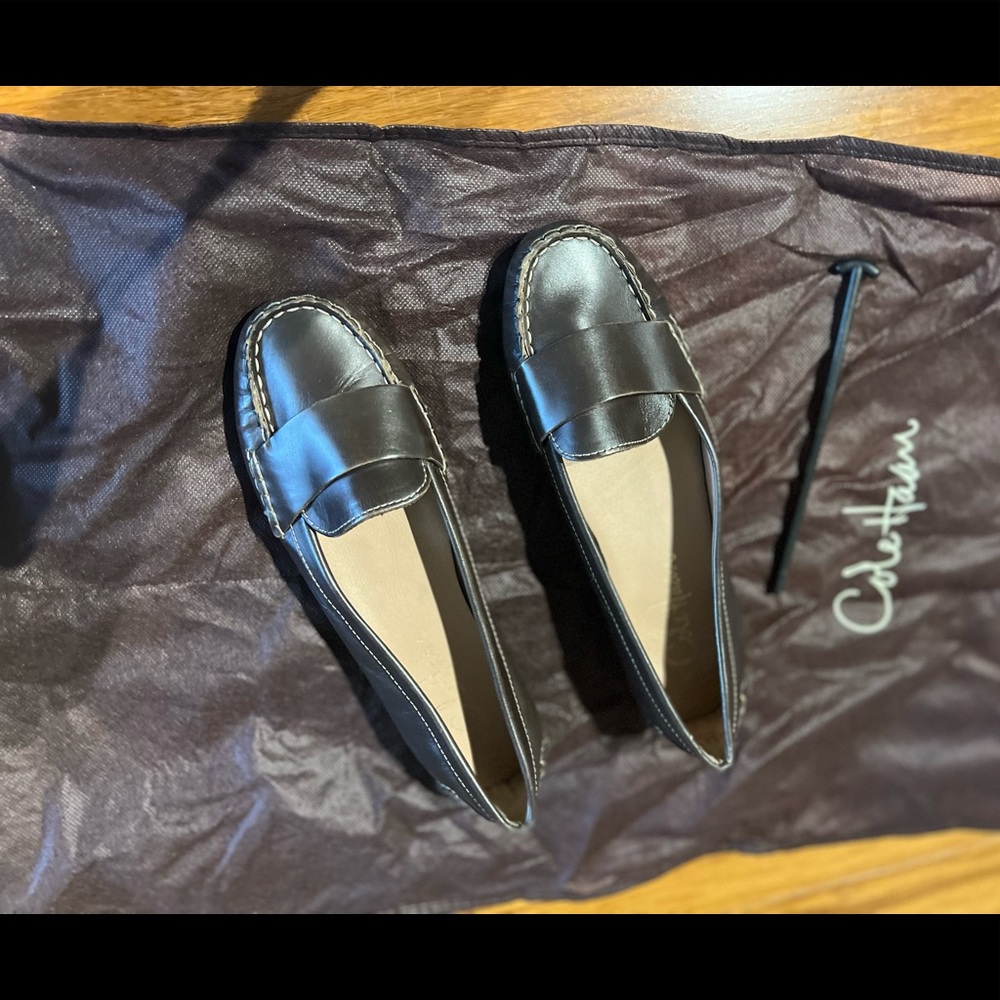 Cole Haan loafers / drivers brown leather size 6